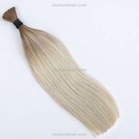 Ombre Blonde & Light Brown Bulk Hair