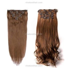 Brown Clip In Hair Extensions