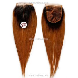 Vietnamese human lace closure hair