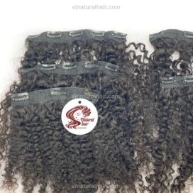 Virgin Burmese Curly Clip-In Hair Extensions