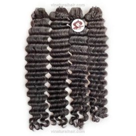 Vietnamese deep wave human hair 3 bundles