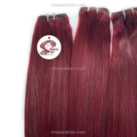 Red hair bundles for sew in - 100% human hair