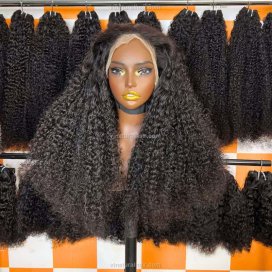 Vietnamese Human Hair Wig Burmese Curly Ear to Ear 13×4 Frontal Wig