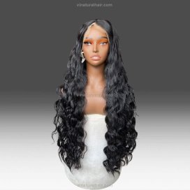 Human Hair Wig Loose Deep Wavy 13X4 Frontal HD Lace 400g 30” Classic Color High Quality