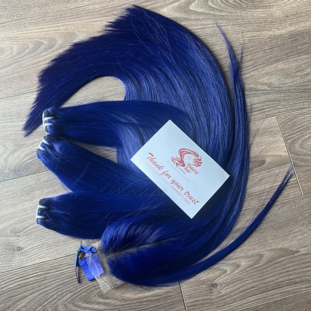 Colored hair bundle