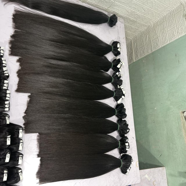 Straight raw bundles