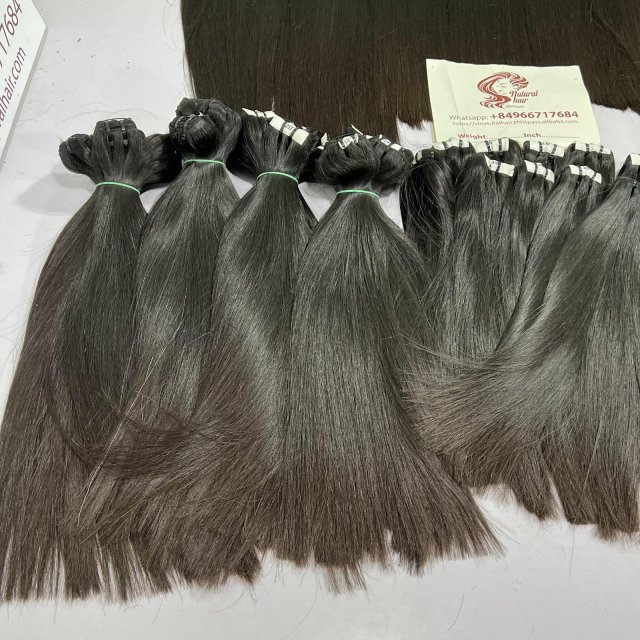 Straight raw bundles