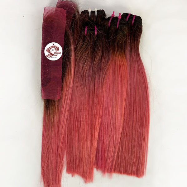 Pink Weave Hair Edab